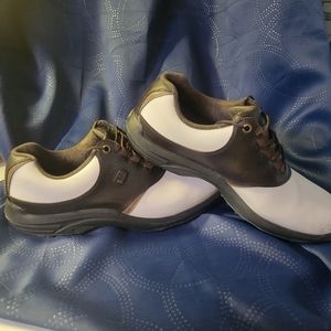 Men's Footjoy Golf Shoes 45521 Sz 11 M Blk/White.